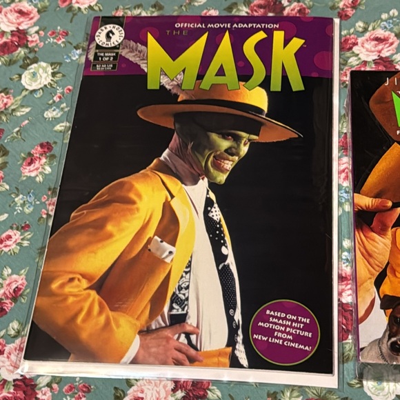 The MASK 📼 & Comic Books. Sealed VHS! 2 near mint condition comic books. 💫📼👀 - Picture 5 of 8
